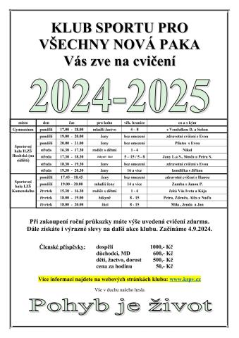 Program 2024-2025